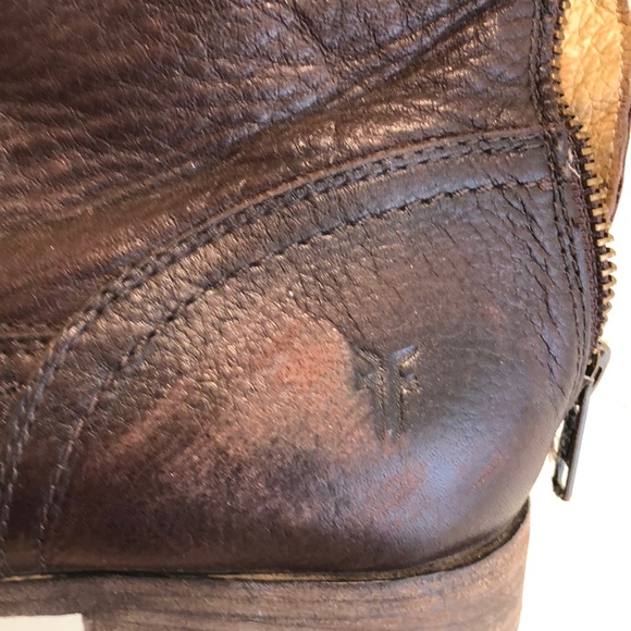 FRYE pippa back zip riding boots - Picture 3 of 5